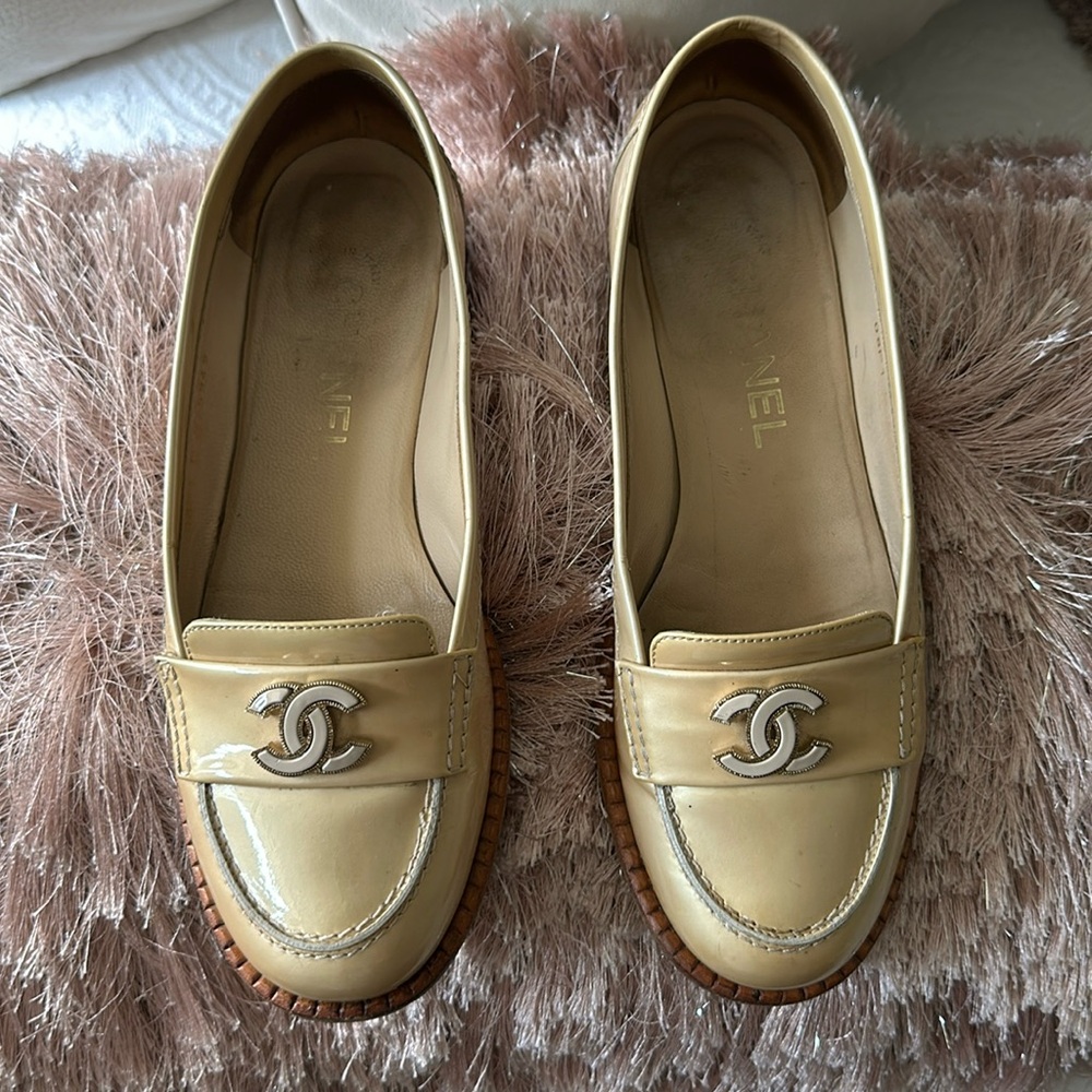 100% Authentic, Chanel Moccasins